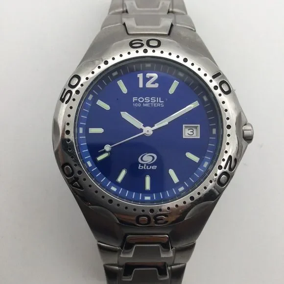 Fossil | Accessories | Fossil Blue Watch Men 39mm Silver  display picture 1